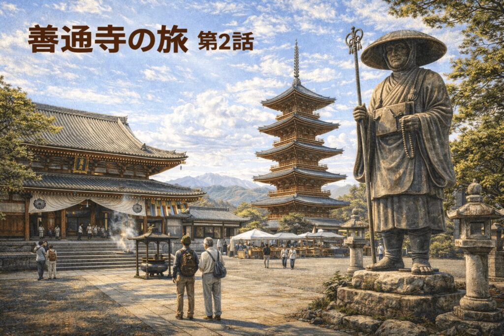 🙏 善通寺の旅｜第2話「祈りをつなぐ道中」