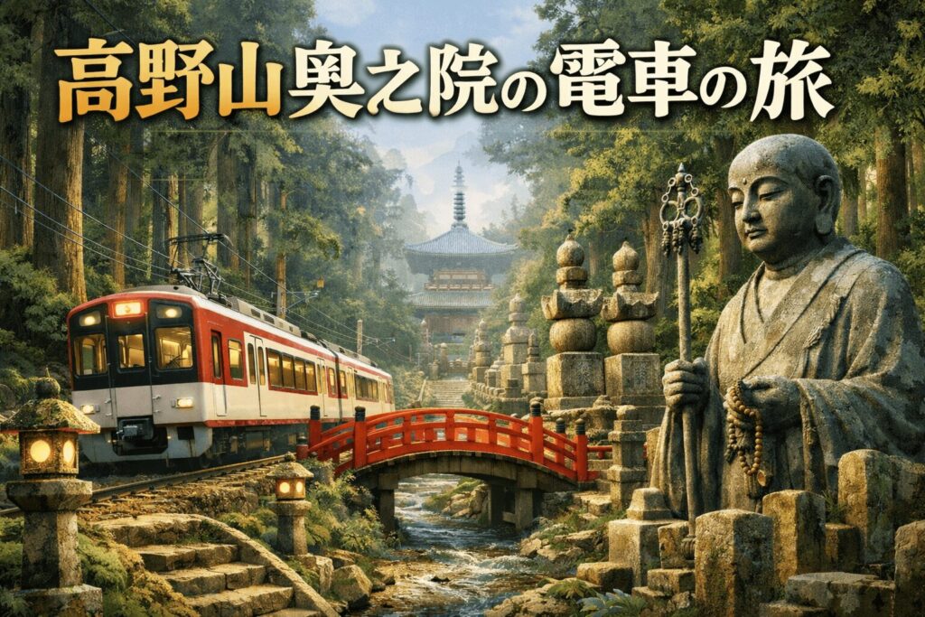【電車で行く【高野山奥之院】50代ソロ活、静寂に身を置いて心を整えた一日