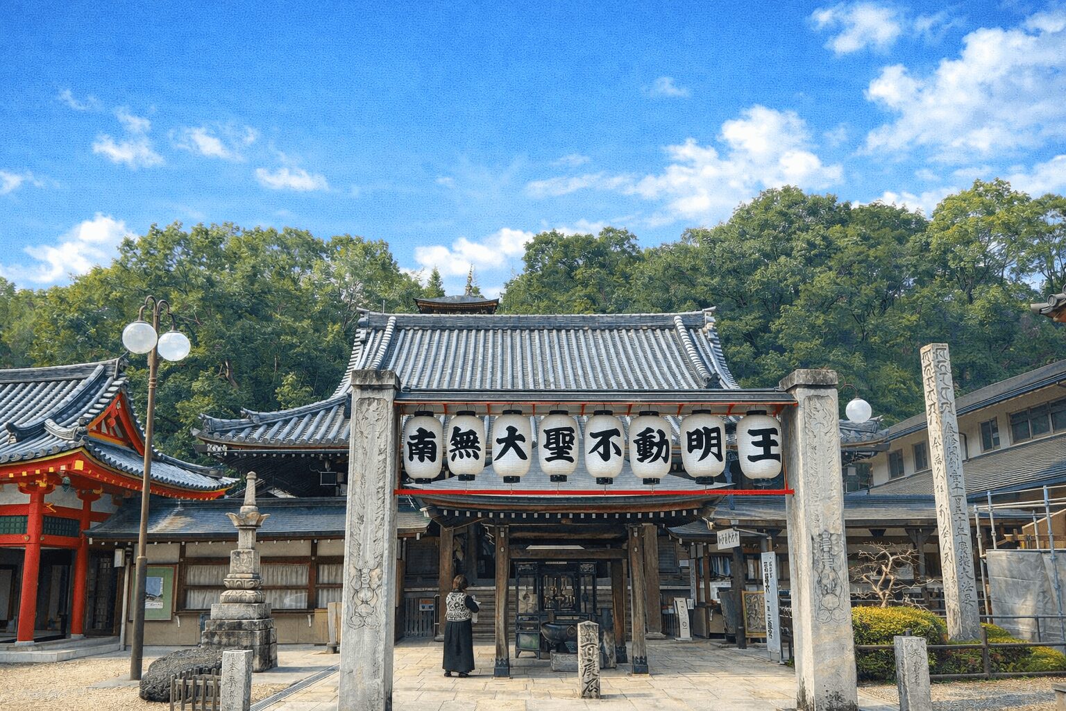 瀧谷不動明王寺の本堂