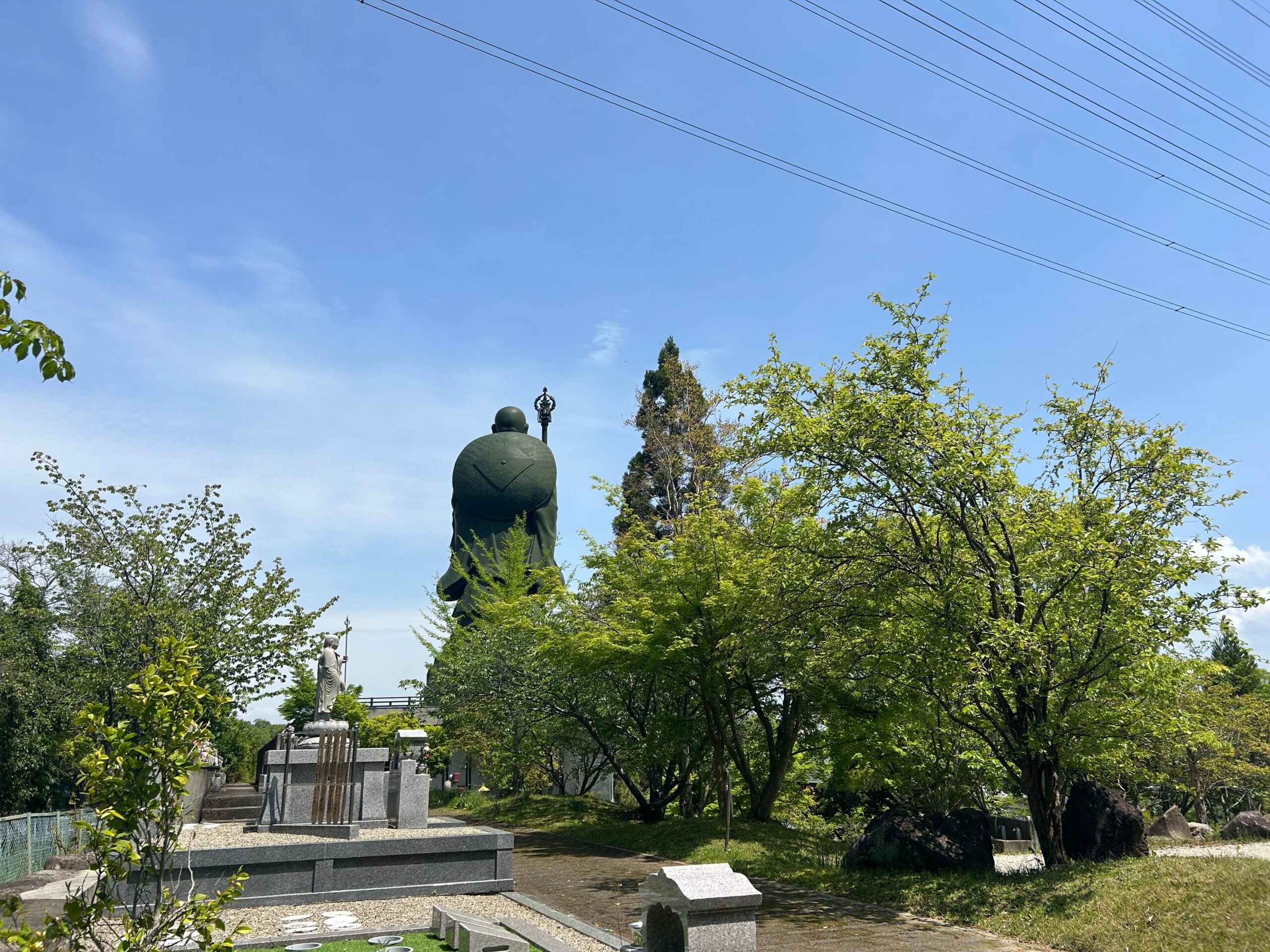 修行空海の後ろ姿