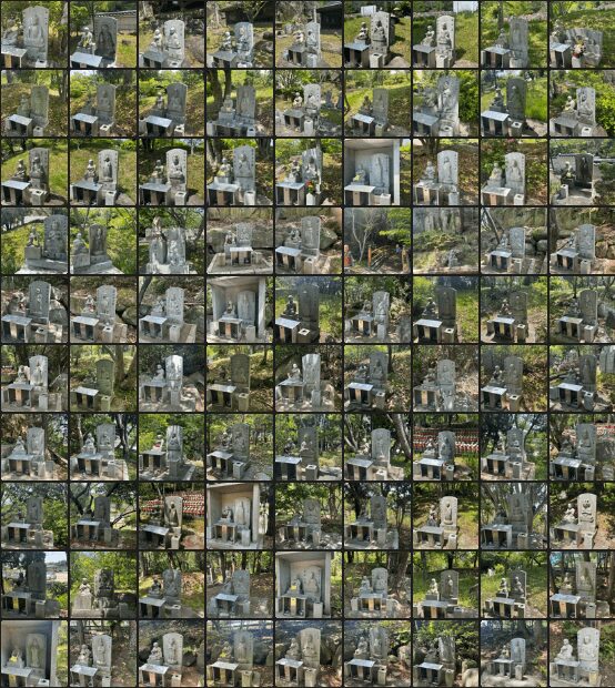 四国霊場巡拝の仏像写真