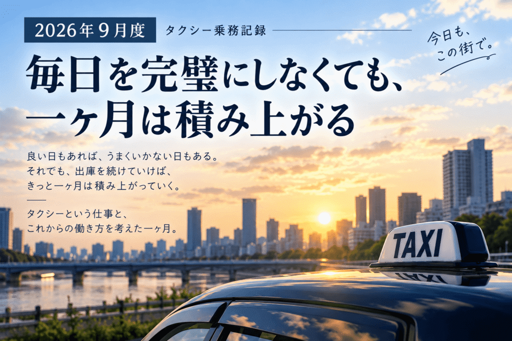 2026年9月度｜毎日を完璧にしなくても、一ヶ月は積み上がる