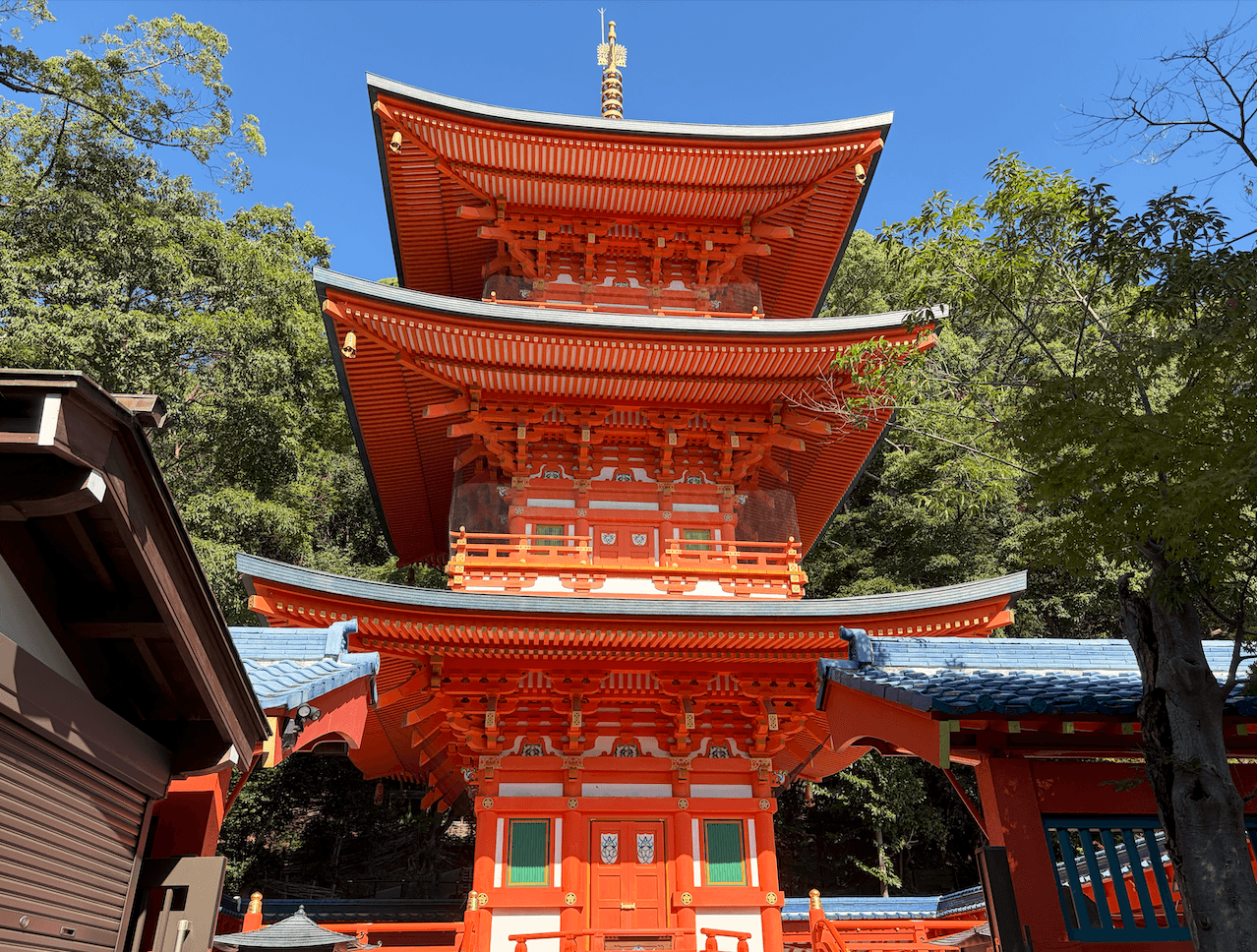 須磨寺の三重塔